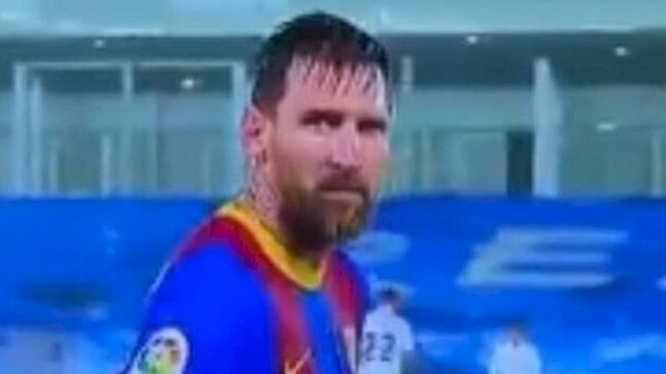 فيديو| انظر إلى ميسي وهو يرتجف أثناء المباراة مع ريال مدريد