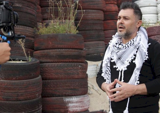 الفنان لبناني يوجه رسالة للأسرى الفلسطينيين ويطلق "شمس الحريّة"