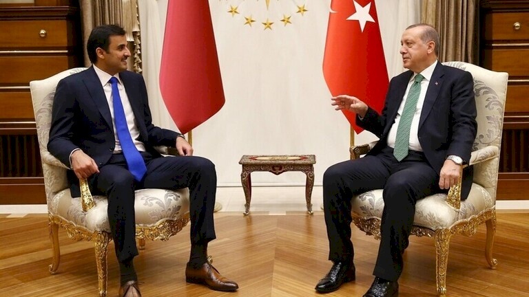 أردوغان وأمير قطر يبحثان "عدوان إسرائيل على الأقصى"