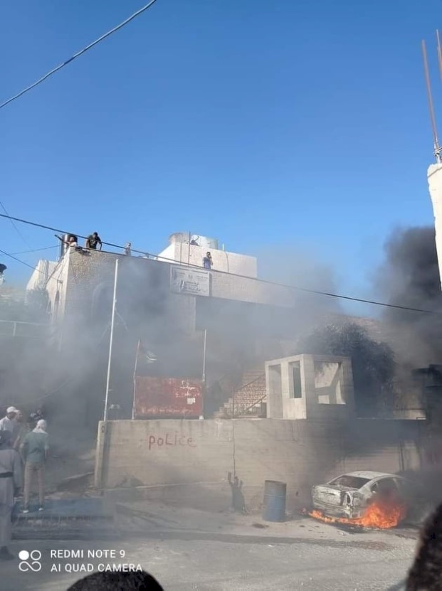 فتح في نابلس: الاعتداء على مركز شرطة عوريف فعل مشبوه ومرفوض وطنيا