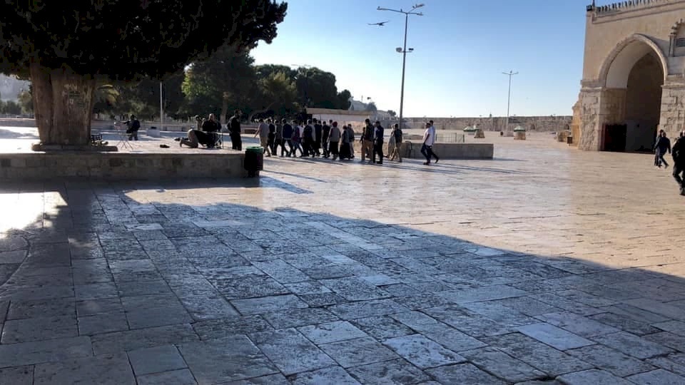 مستوطنون يقتحمون الأقصى تحت حراسة كبيرة ومشددة