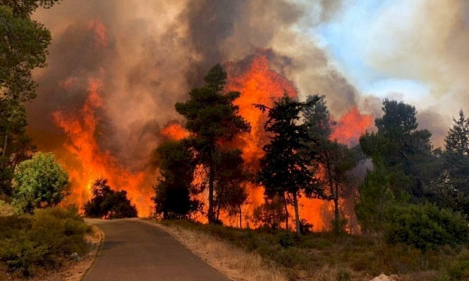إدعاءات إسرائيلية: حرائق القدس "متعمّدة وعلى خلفية قومية"