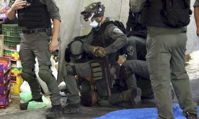 توتر  في باب العامود بعد اقتحام بن غفير