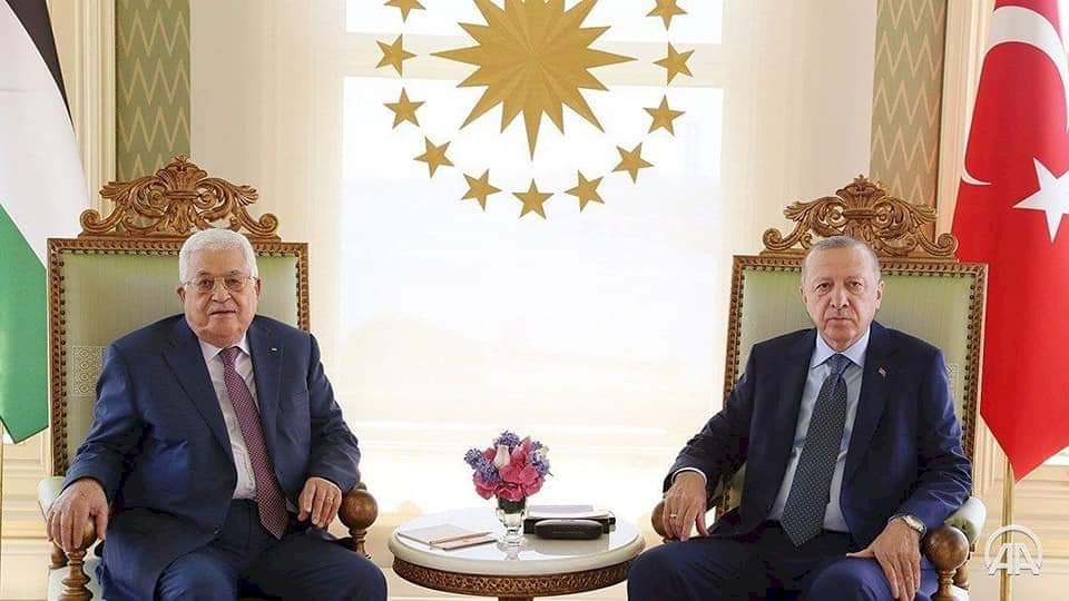 الرئيس يجتمع مع نظيره التركي ويطلعه على آخر التطورات