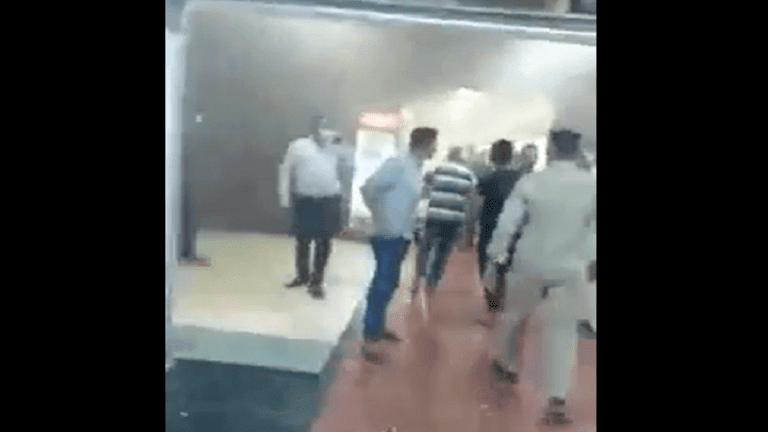 بالفيديو.. اللحظات الأولى لاندلاع حريق مستشفى مرضى كورونا بالعراق