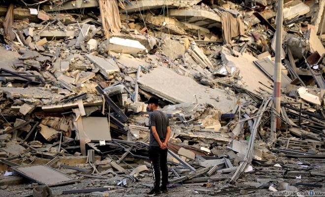 أشغال غزة: ستنتهي عملية إزالة ركام المنازل بداية الشهر المقبل