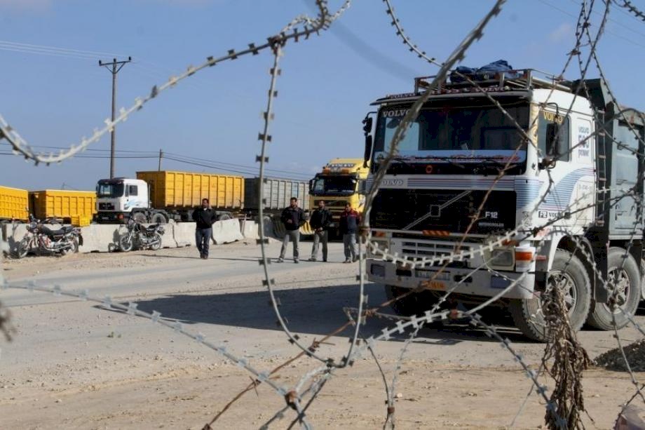 غزة.. الاحتلال يتراجع عن السماح بتصدير واستيراد بعض السلع