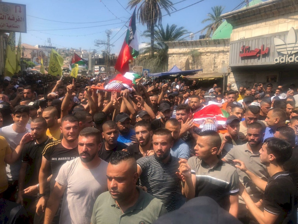 جنين تودع شهيديها عمار وابو يوسف