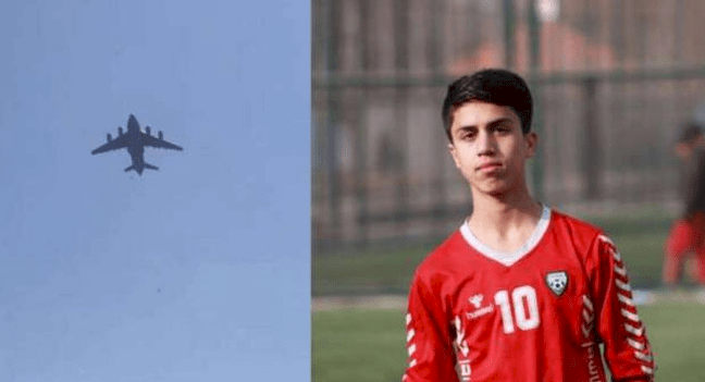 محاولة فرار لاعب منتخب أفغانستان تنتهي بوفاته: سقط من الطائرة!