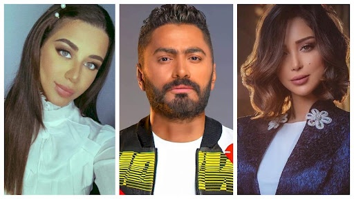 تامر حسني متهم بخيانة زوجته مع هذه الفنانة.. وانهيار بسمة بوسيل