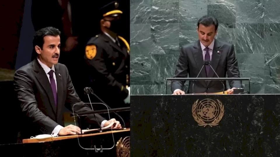 خطاب أمير قطر في الأمم المتحدة يثير "جنون" صحفي إسرائيلي.. شاهد ماذا كتب!