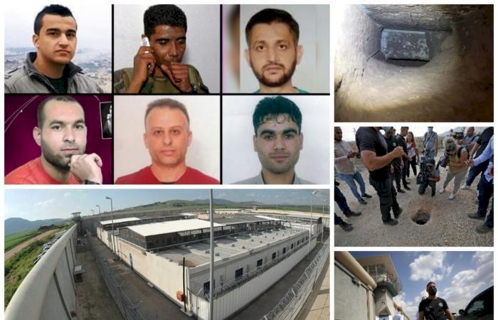 لوائح اتهام ضد 11 أسيرا بسبب "الهروب من سجن جلبوع"