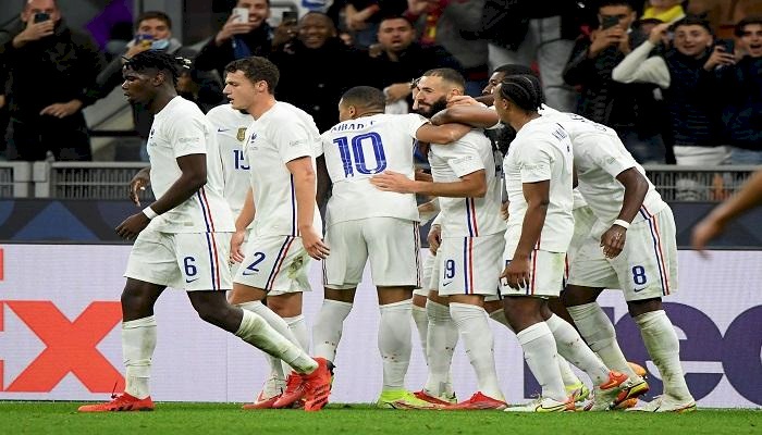 فرنسا تتوج بكأس النسخة الثانية لدوري الأمم الأوروبية على حساب إسبانيا