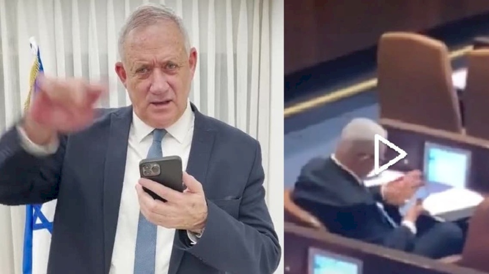 شاهد.. وزير جيش الاحتلال الإسرائيلي يسخر من جهل نتنياهو بالآيفون