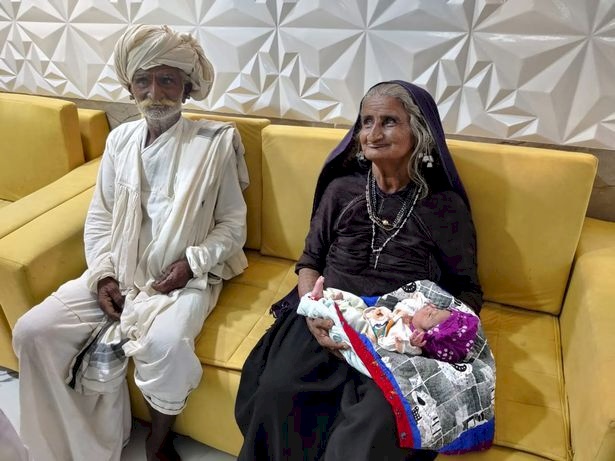 امرأة هندية تنجب أول مولود لها بعمر الـ70 وسط ذهول الأطباء