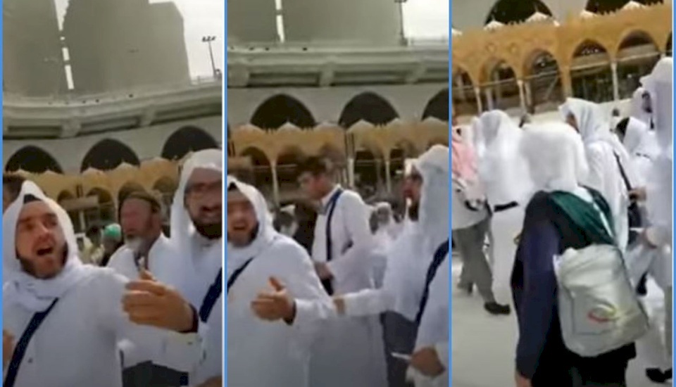 فيديو يفجر جدلا واسعا في العالم الإسلامي.. هل هؤلاء يهود يطوفون حول الكعبة؟