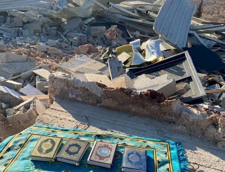 الاحتلال يهدم مسجدا في دوما جنوب نابلس