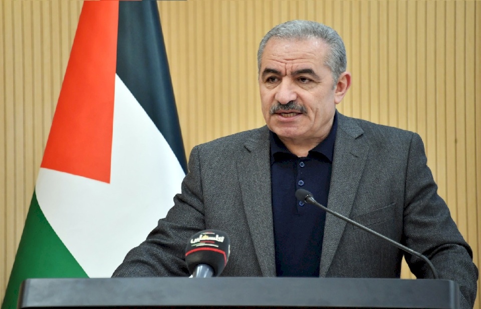 اشتية يطالب بتحرك عاجل وفوري لإنقاذ حياة الأسير الفسفوس