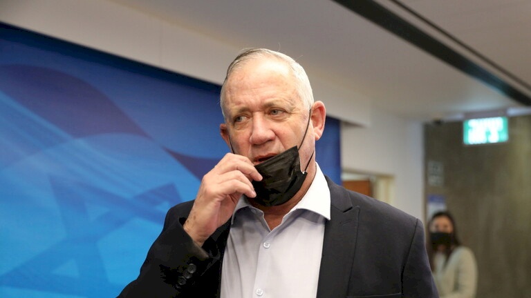 غانتس: لا نعارض المفاوضات النووية الجارية في فيينا