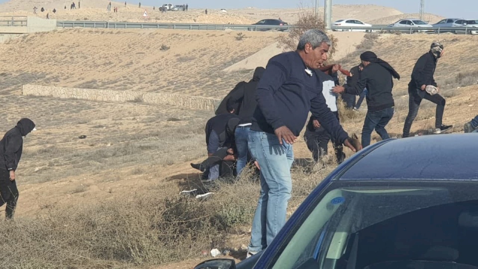 إصابات خلال قمع الاحتلال لمظاهرة في قرية الأطرش بالنقب المحتل