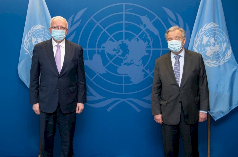 المالكي يطلع غوتيريش على تصاعد عنف المستوطنين 