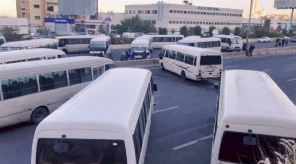 شلل في بيروت بعد إضراب في عام للنقل البري