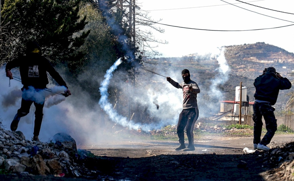 اصابات خلال مواجهات بالضفة