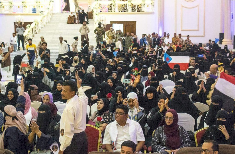 اللجنة العليا للمرأة الجنوبية في جنوب اليمن تحتفي باليوم العالمي للمرأة بحفل فني وخطابي