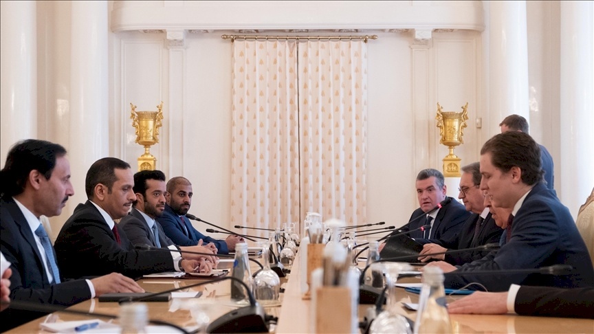وزيرا خارجية قطر وروسيا يبحثان مستجدات الأزمة الأوكرانية