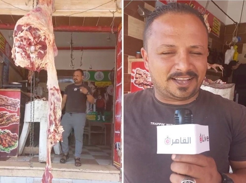 جزار مصري يبيع كيلو اللحم بجنيه.. ويكشف السبب!