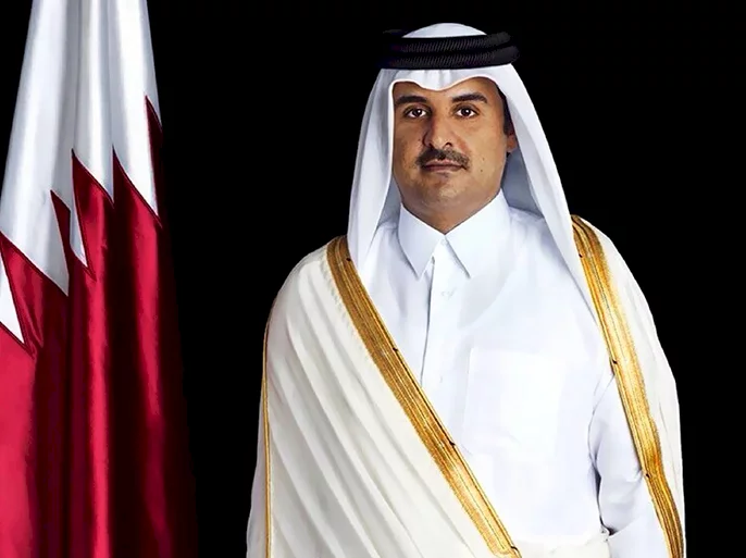 أول ظهور رسمي لزوجة أمير قطر (صور وفيديو)