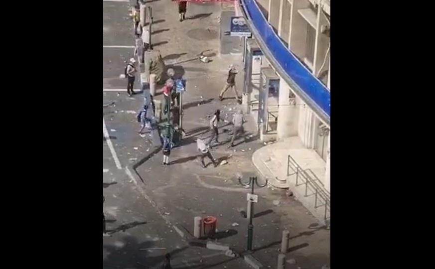  اعتداء على الممتلكات العامة خلال الاحتجاجات في نابلس 