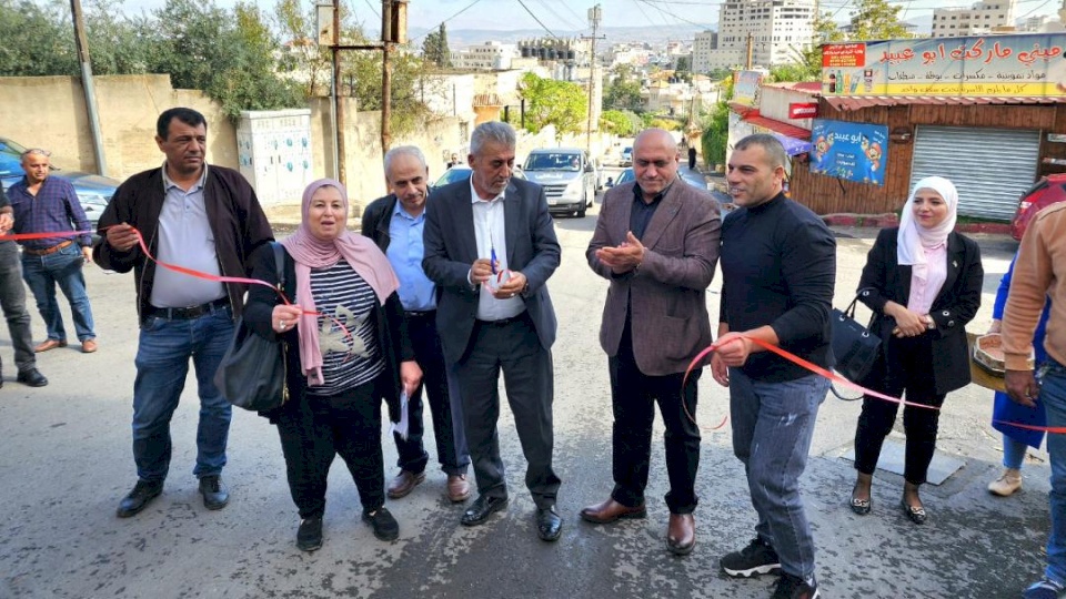 افتتاح طرق داخلية في قرى جنين ومخيمها