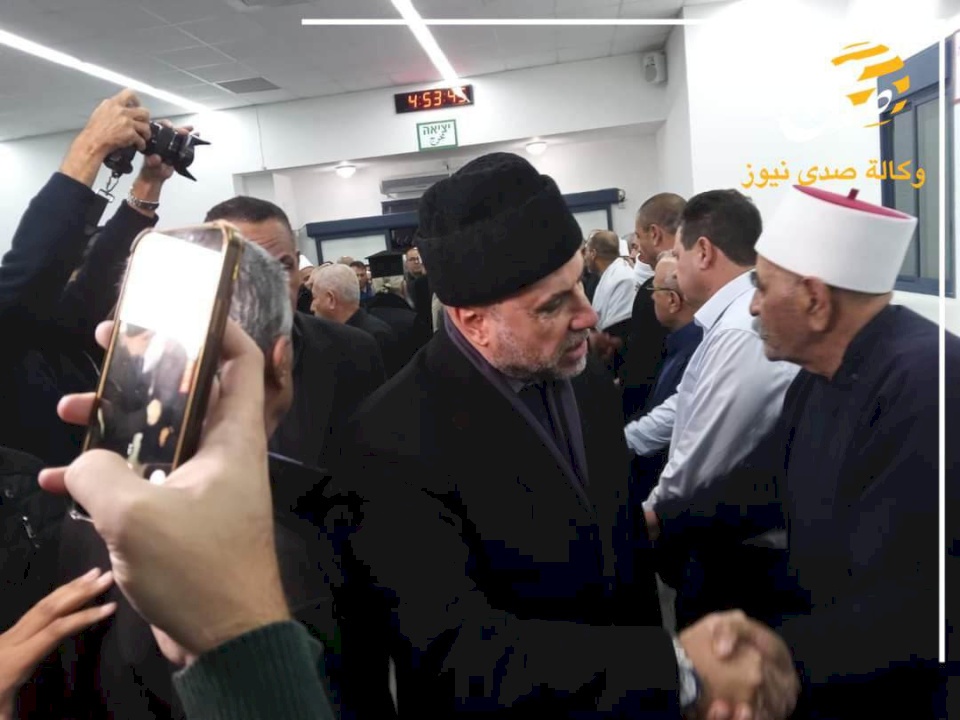 صور: وفد فلسطيني برئاسة الهباش يعزي بوفاة فرو في دالية الكرمل