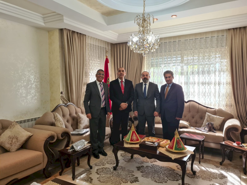 النائب العام يلتقي سفير المملكة المغربية 