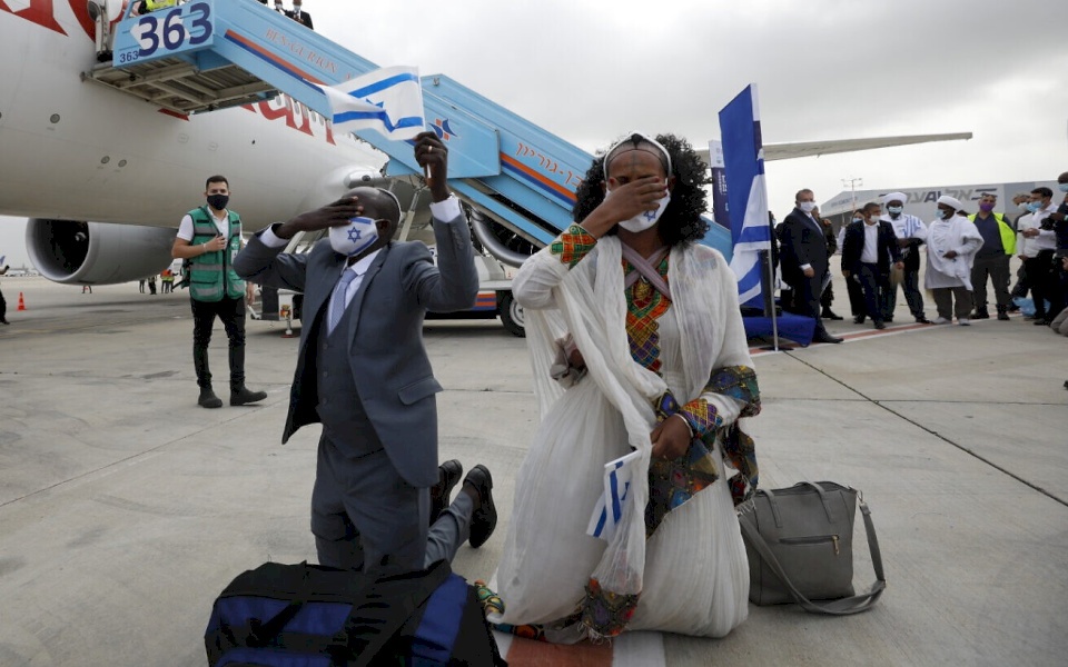 اكتمال وصول 5 آلاف مهاجر يهودي من اثيوبيا إلى إسرائيل