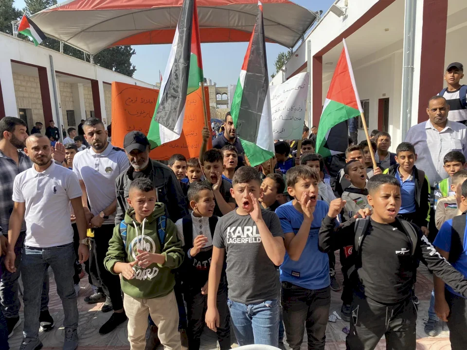 فتح تنظم مهرجانا تأبينيا للشهيد الطفل محمد خلوف في برقين جنوب غرب جنين
