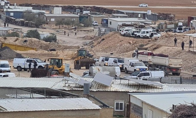 النقب: هدم 3 منازل لعائلة أبو عايش في تل عراد