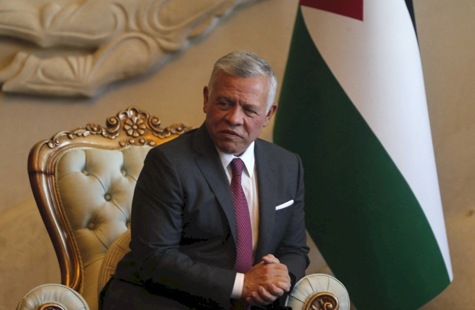  ملك الأردن يؤكد ضرورة إطلاق مفاوضات فلسطينية إسرائيلية