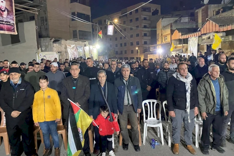 بالصور| حركة فتح تنظم مهرجان تأبين لأربعة شهداء في جنين