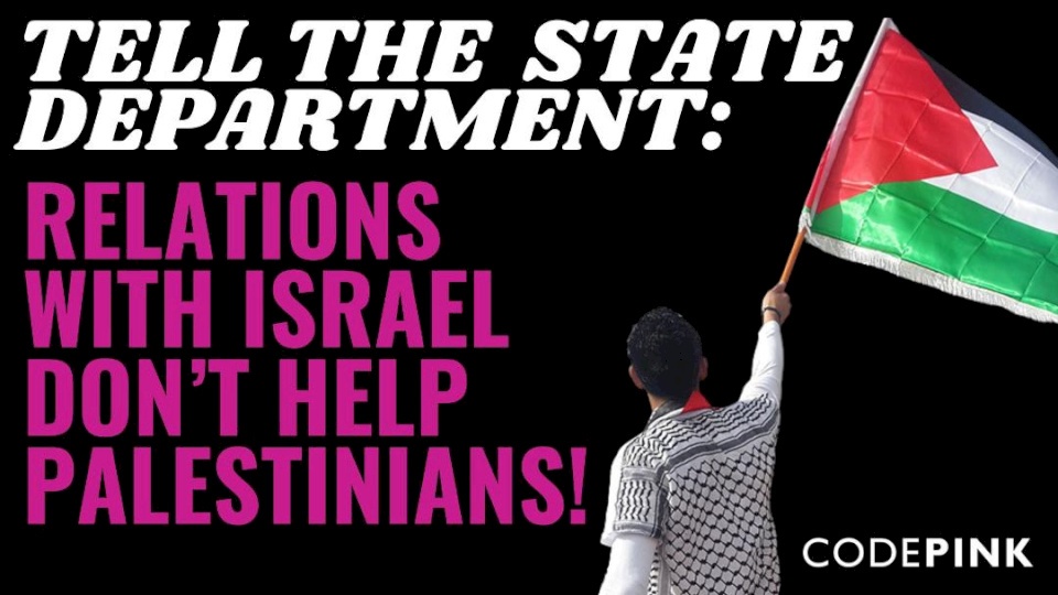 فلسطينيون بأميركا يطالبون بلينكن بمراجعة علاقة بلاده مع الاحتلال
