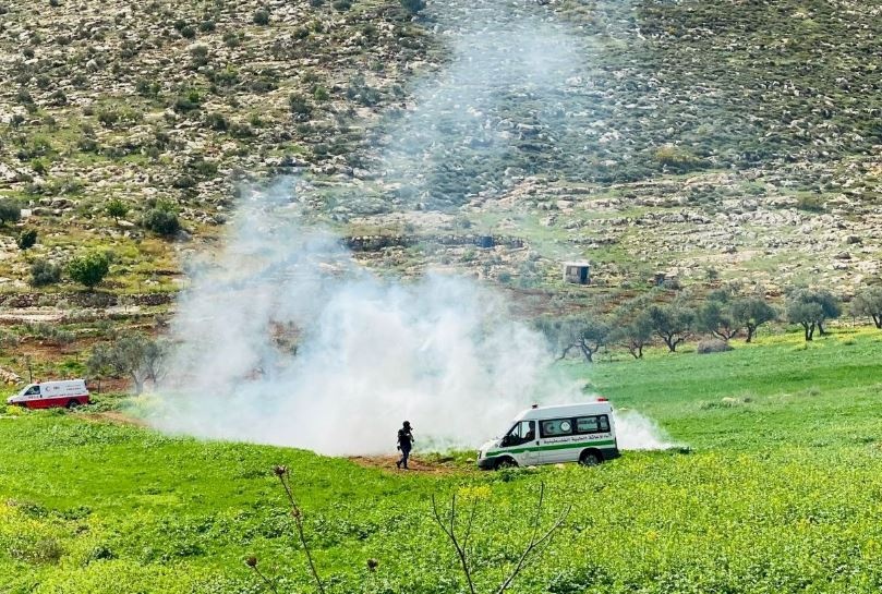 إصابات بفعل قمع قوات الاحتلال لمسيرات بالضفة