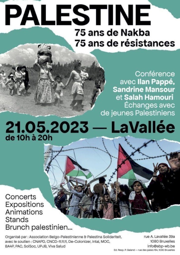 "الصداقة الفلسطينية البلجيكية" تحيي الذكرى الـ 75 للنكبة في بروكسل