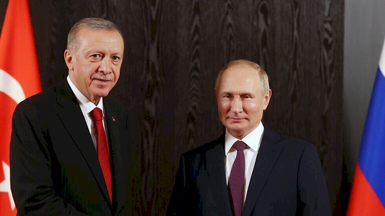 مصدر تركي: المفاوضات المقررة اليوم بين بوتين وأردوغان بالغة الأهمية