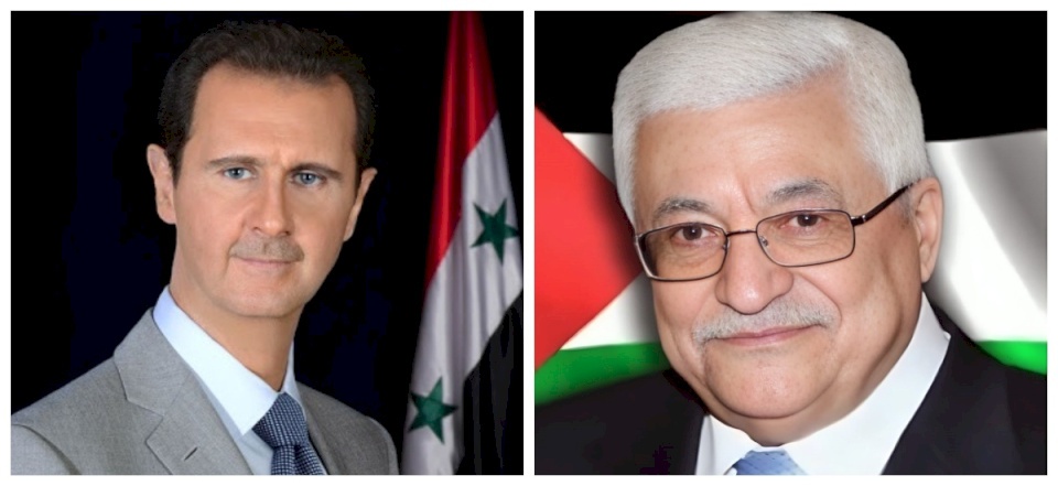 الرئيس عباس يعزي الرئيس السوري بضحايا هجوم حمص