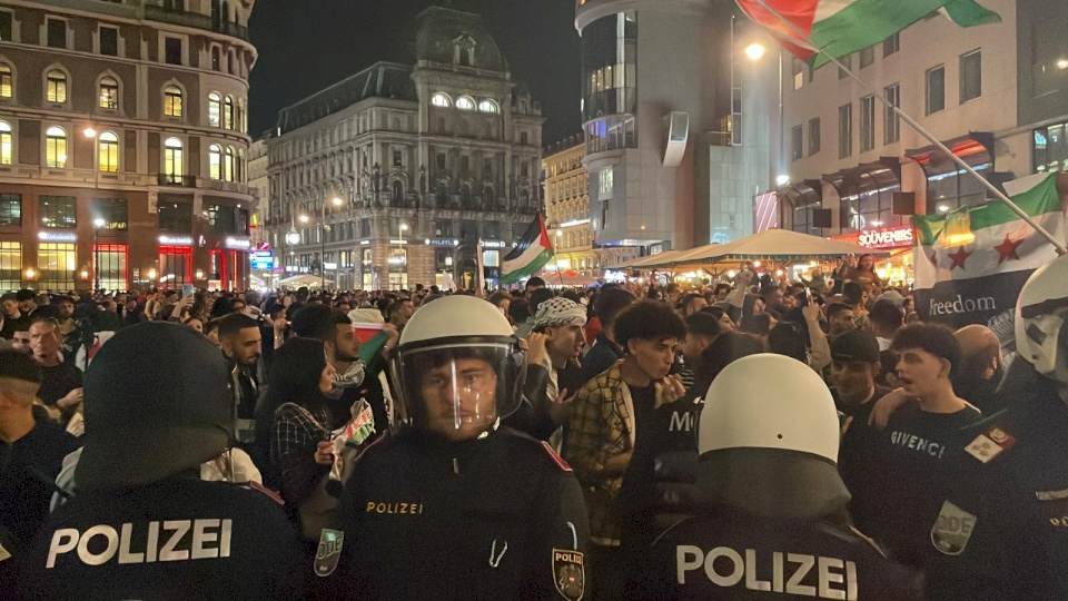 تظاهرة حاشدة في فيينا تنديدا بالعدوان الإسرائيلي على شعبنا (فيديو)