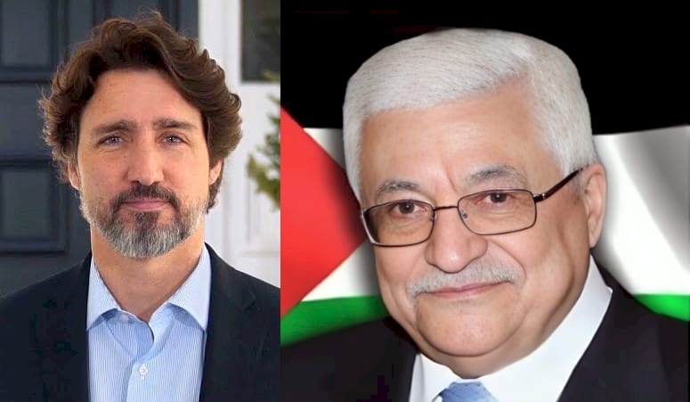الرئيس خلال اتصال مع ترودو يدعو لتوفير الحماية للجالية الفلسطينية في كندا