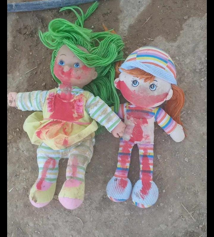 دمى ملطخة بالدم.. إرهاب جديد في المعرجات!