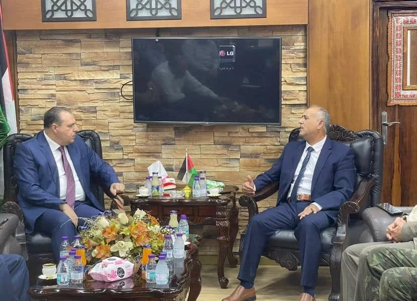 محافظ جنين يلتقي سفير الأردن لدى فلسطين