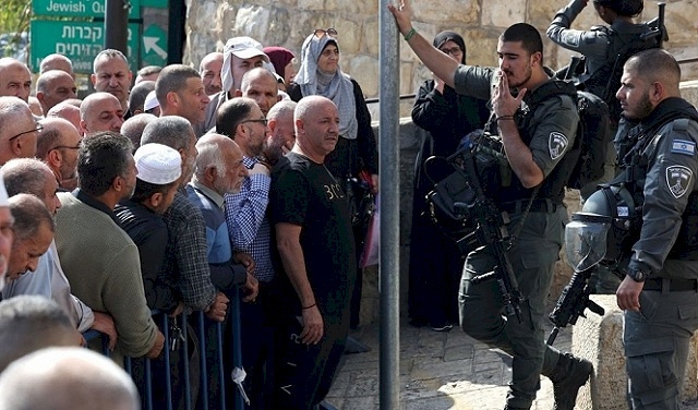 الاحتلال يمنع عشرات المصلين كبار السن من الجليل والمثلث دخول المسجد الأقصى